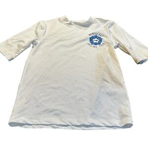 Cat & Jack longer 1/2 Sleeve 50‎ + UPF  Crewneck swim T-Shirt NWT SMALL 5/6